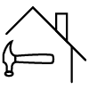 House & Hammer Icon