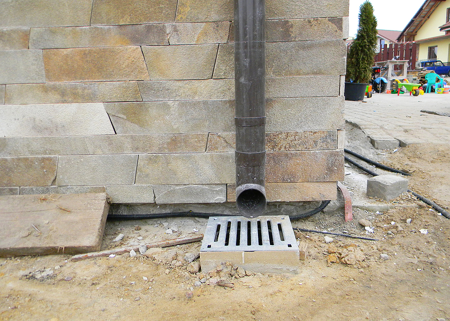 downspout placement
